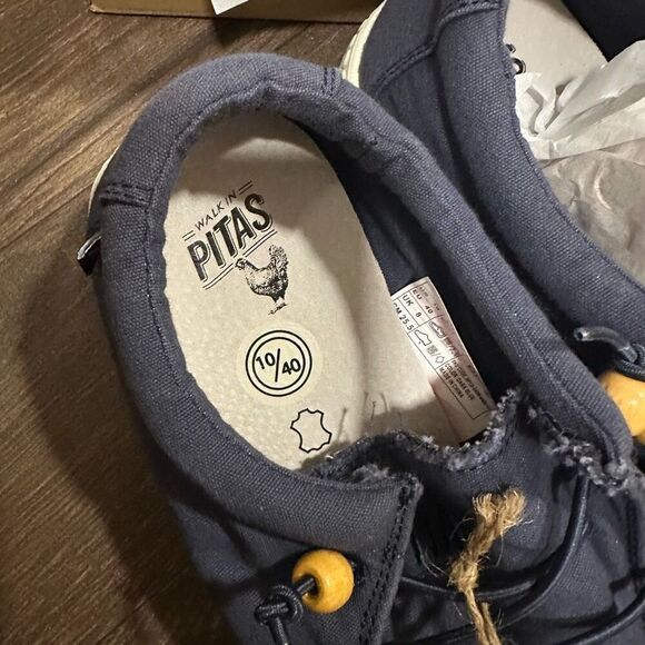 Pitas Dani navy blue slip on comfortable loafer 11 shoes - Picture 5 of 7